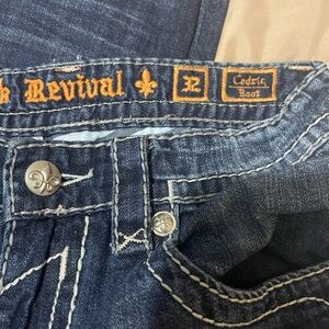 Rock Revival Blue Denim Jeans